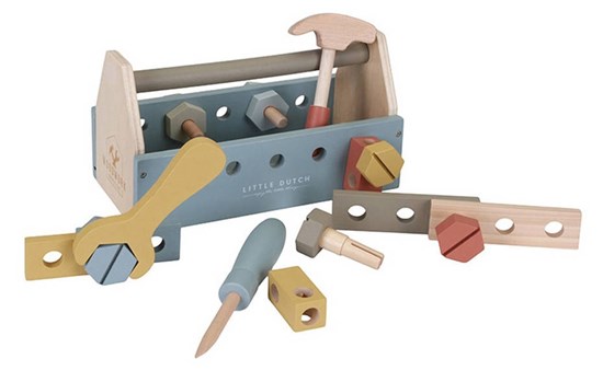 little dutch Houten Gereedschapsbak 3+