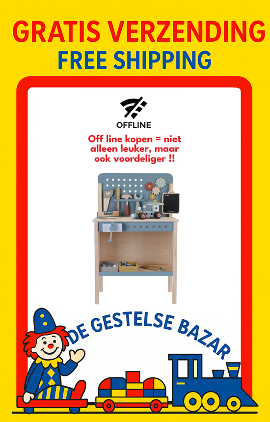 Little Dutch GROTE Werkbank met Accessoires 3+ 