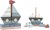 little dutch Stapelaar Hout Zeilboot 12mnd+