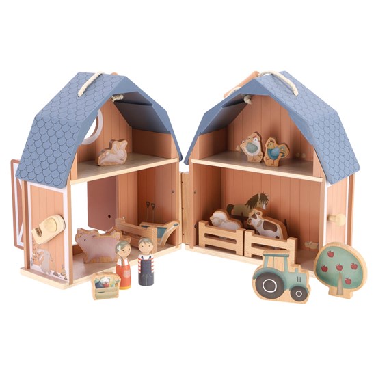 Little Dutch Poppenhuis Little Farm FSC Hout 2+