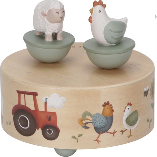 Little Dutch Muziekdoosje Little Farm hout 12mnd+  