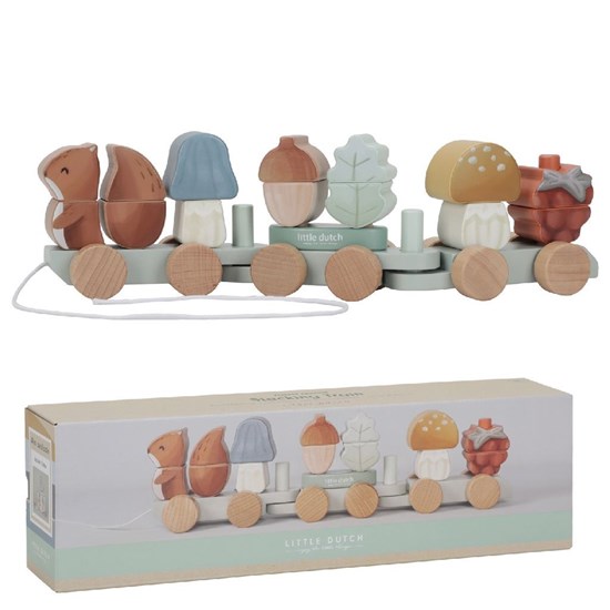 Little Dutch Blokkenrein Eekhoorn Forest Friends FSC Hout 18mnd+ 