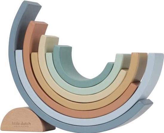 Little Dutch Regenboog Forest Friends FSC hout 12mnd+