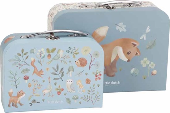 Little Dutch Kofferset Forest Friends Blauw 2stuks