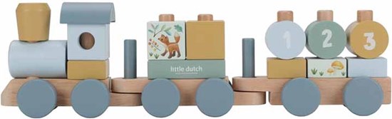 Little Dutch Blokkentrein Forest Friends FSC Hout 12mnd+ 