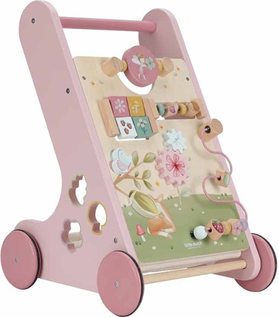 Little Dutch Activiteiten Babywalker Fairy Garden FSC Hout 12mnd+  