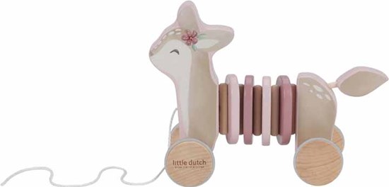 Little Dutch Trekdier Wiebel Hert Fairy Garden FSC Hout  18mnd+ 
