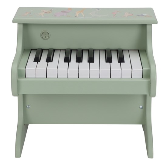 Little Dutch Kinder Piano Safari Friends Groen FSC Hout  ( 3xAA) 3+