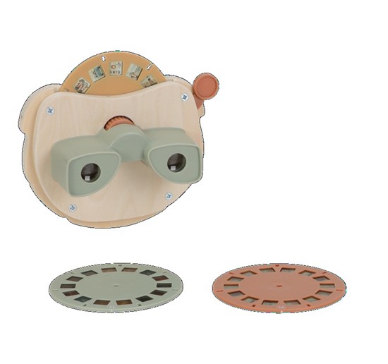 Little Dutch Vieuw Master Verhalenkijker Safari Friends Beige FSC Hout 