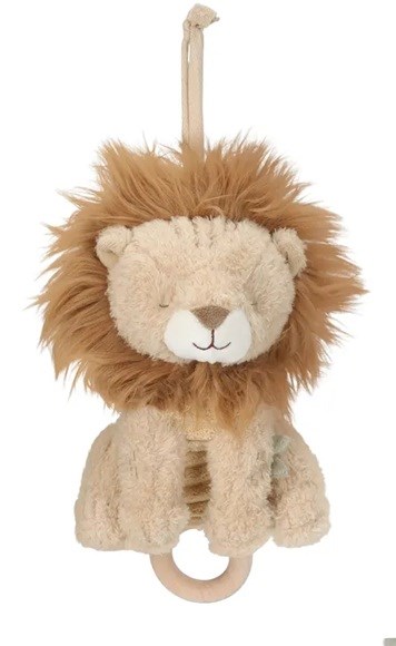 Little Dutch Safari Friends Muziektrekdoosje Leeuw Geel Pluche 0mnd+ 