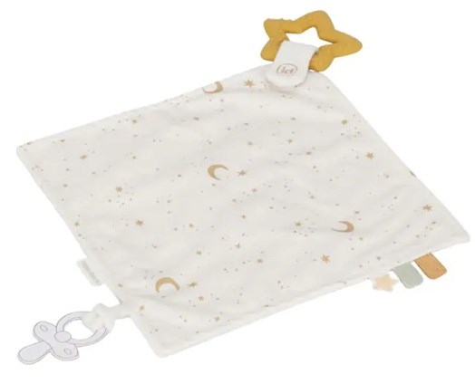 Little Dutch Knuffeldoekje met Bijtring Newborn Naturals 0mnd+ 