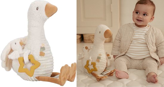 Little Dutch Activiteitenknuffel Little Goose 0mnd+