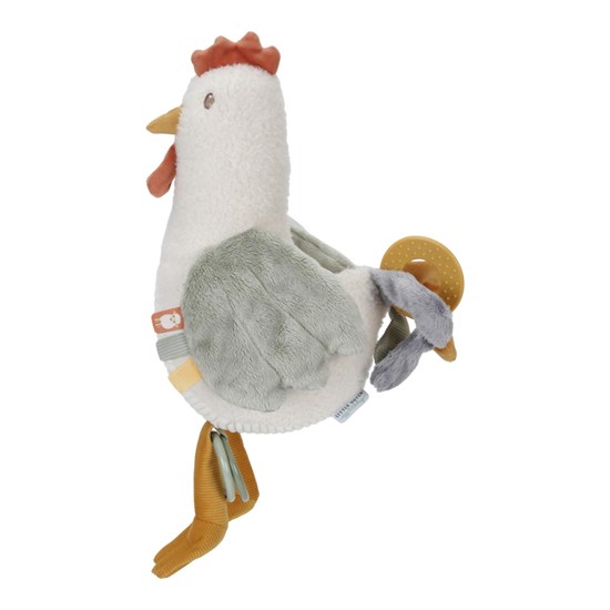 little dutch Little Farm Activiteitenknuffel Kip 25cm 0mnd+ 