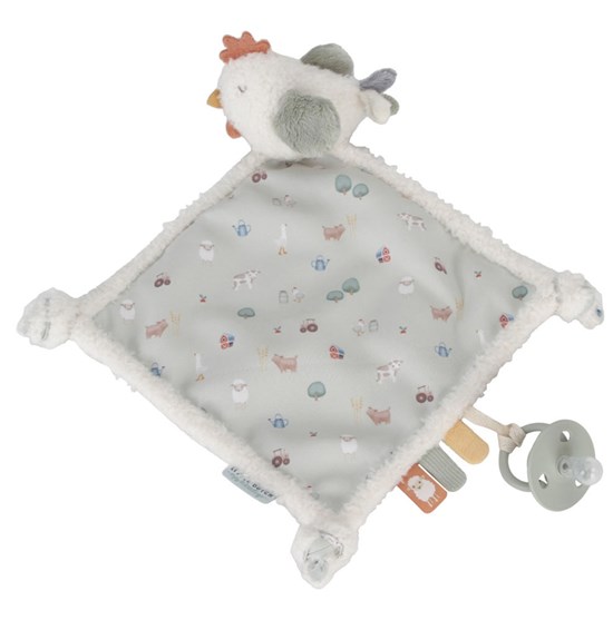 Little Dutch Knuffeldoekje Kip Little Farm 0mnd+  