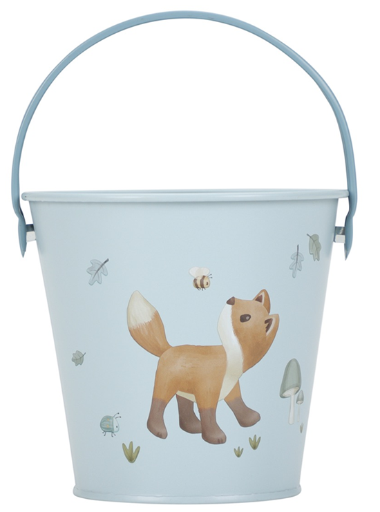 Little Dutch Metalen Emmer Forest Friends Blauw 3+ 