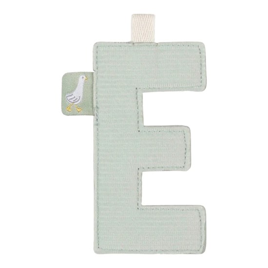 little dutch Vlaggenlijn letter E Olijf Groen