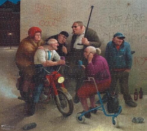 Tweede Jeugd Puzzel Marius van Dokkum 1000stukjes 