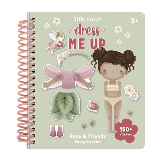 Little Dutch Fairy Garden Dress ME UP Aankleedboek 3+ 