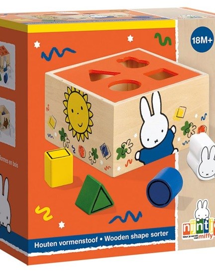 Nijntje Houten Blokken Vormenstoof 18mnd+ 