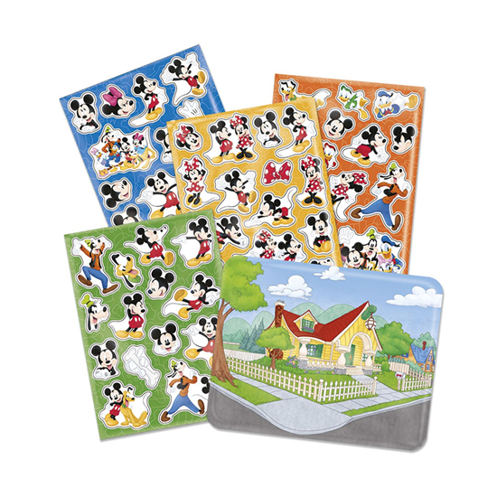 Totum Disney Mickey and Friends Raamstickers MEER DAN 45stuks 3+ 