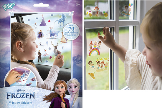 totum MEER Dan 70 Disney Frozen Raamstickers 3+ 