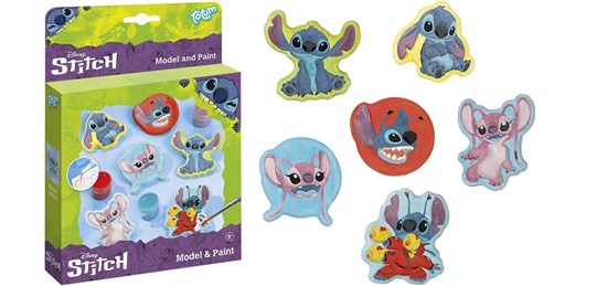 Totum Disney Stitch Model & Paint Gipsgiet set 17dlg  3+