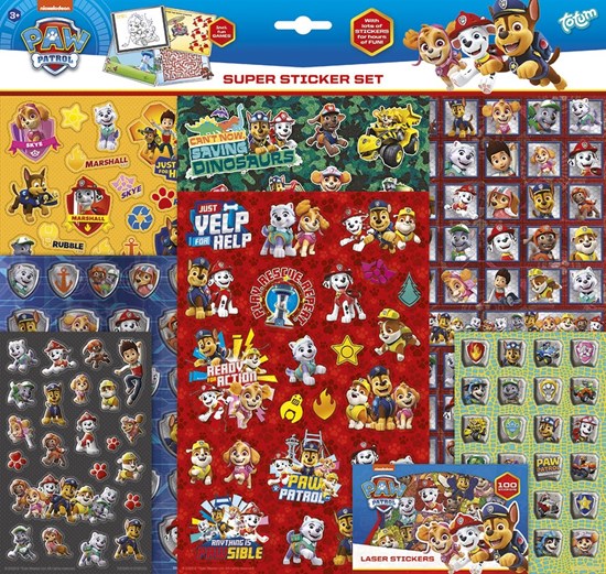 Totum Paw Patrol SUPER GROOT Sticker set 
