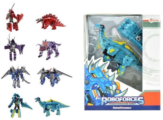 toi toys Robo Forces Transfromer RoboDinosaur assorti 5+ 