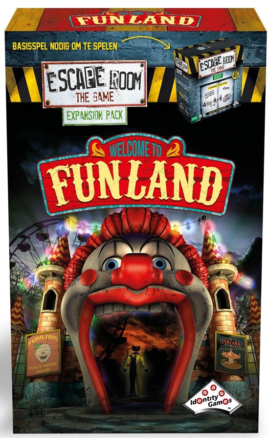identity games ESCAPE ROOM FUNLAND EXPANSION PACK 16+