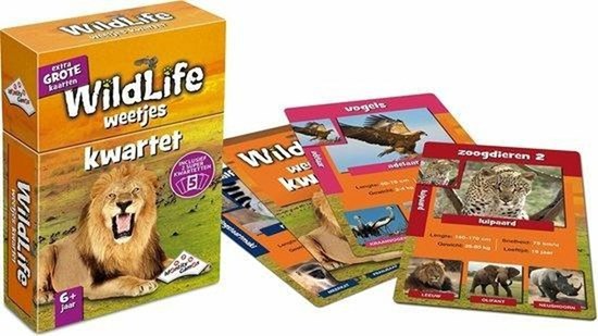 Identity Games Weetjes Kwartet Wildlife 6+ 