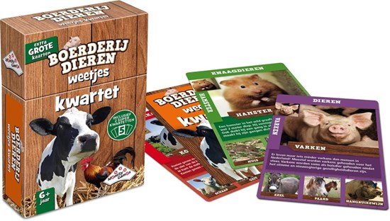 Identity Games Weetjes Kwartet Boerderij Dieren 6+ 