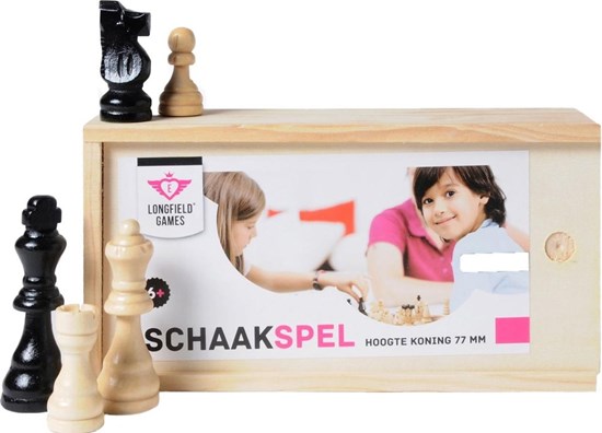longfield Schaakstukken in Kist Nr. 3 
