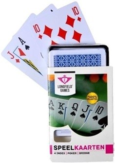Engelhart Games Speelkaarten 100% Plastic 4 Index 