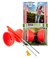 Diabolo Rubber met Metalen Stokjes rood 6+ 