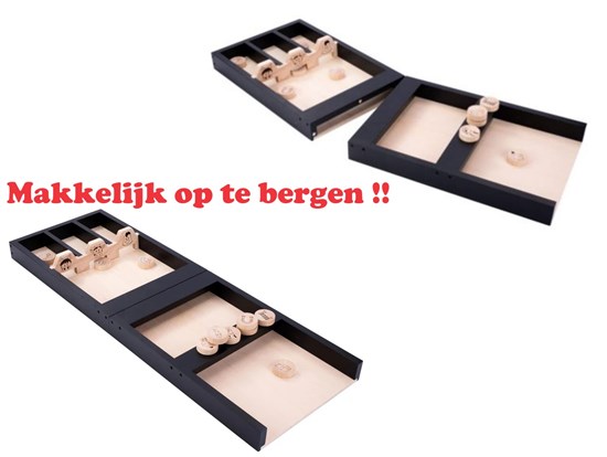 Houten Mini Sjoelbak Boerderij Dieren 80cm 