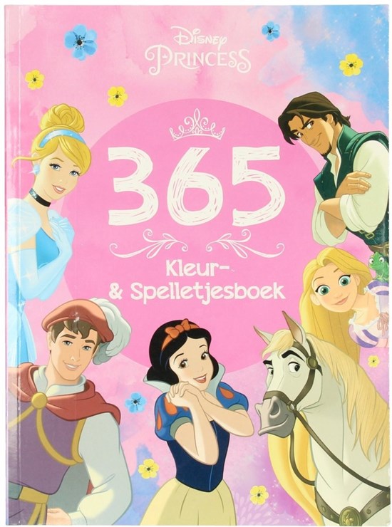 365 Kleur & Spelletjesboek Disney Prinses 4+