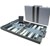 hotgames Backgammon spel in Koffer 39cm Grijs 