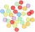 circa 100 Gekleurde Bingo/Kien Fiches 14mm 