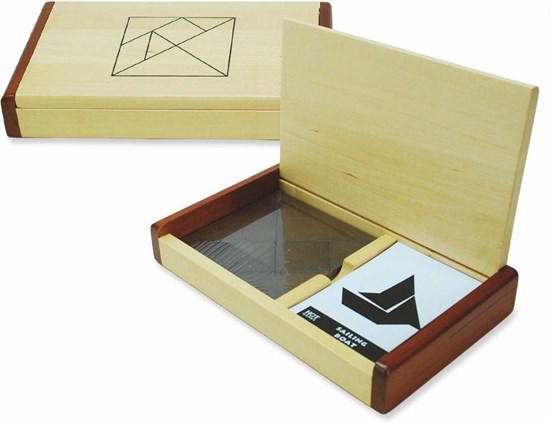 HOT Games Tangram Dubbel Kist met 60 Voorbeelden 