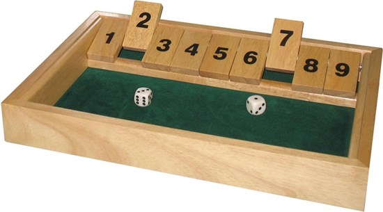 Hot Games Shut the Box 4 Spelers 