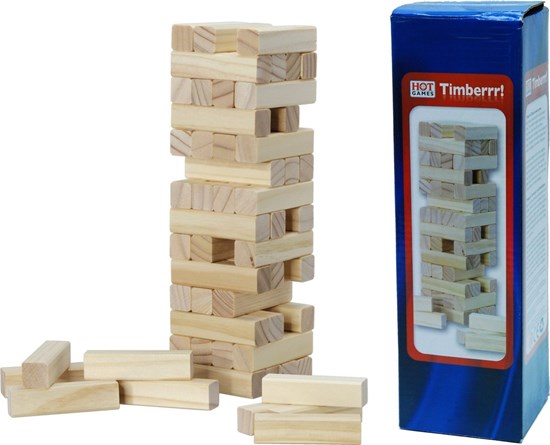 Hot Games Timberrr ! JENGA Spel hout 