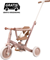 Little Dutch 4in1 Driewieler met Duwstang Fairy Floral 12mnd+ 