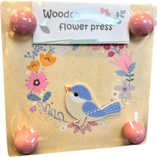 Simply for Kids Houten Bloemenpers Vogeltje 3+ 