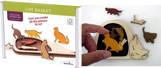 Cat Basket Dieren Puzzel 14+ 
