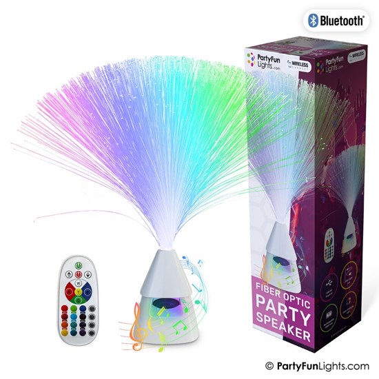Fiber Optic Lamp en Speaker 2in1 