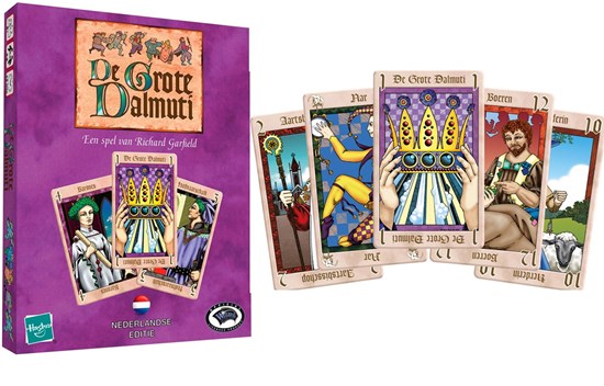 hasbro de Grote Dalmuti kaartspel  8+ 