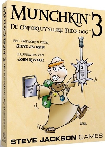 steve jackson games Munchkin 3 de Onfortuinlijke Theoloog UITBREIDING  10+ 