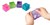 Sensory Squishy Glitter Kubus assorti Kleuren 3+