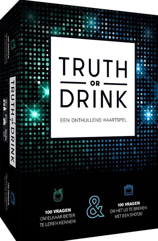 Truth or Drink Kaartspel 18+ 
