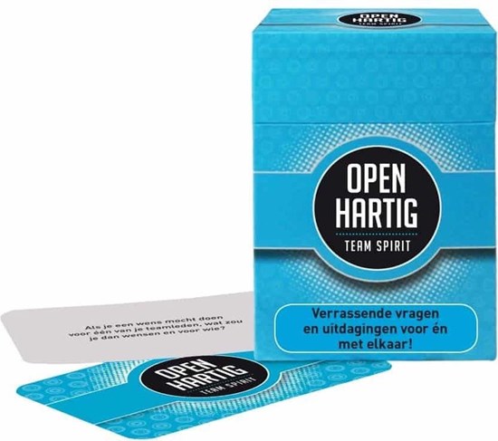 open up Open Hartig Team Spirit kaartspel